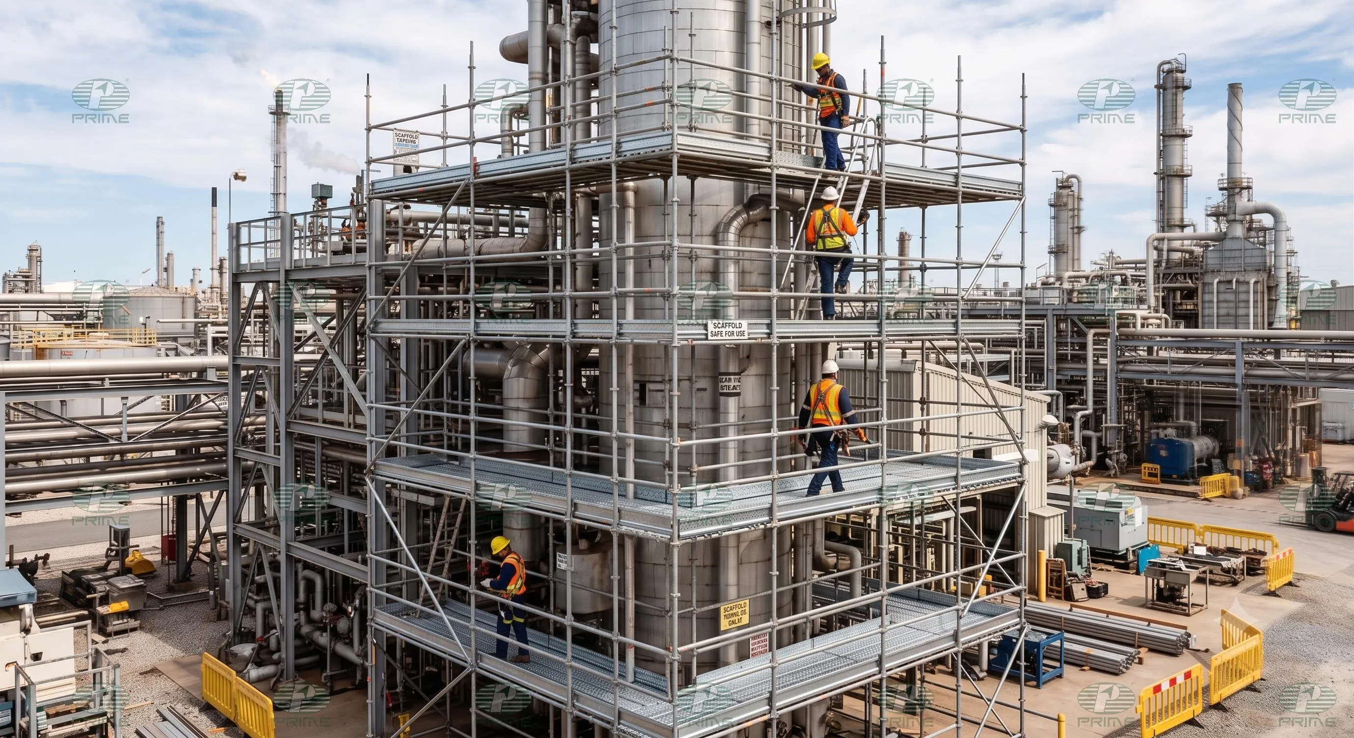 Industrial Refinery Scaffolding