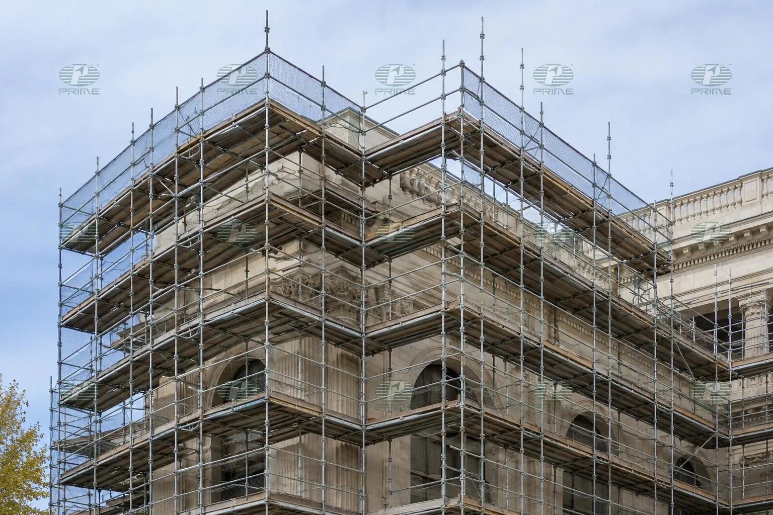 Architectural Building Scaffolding
